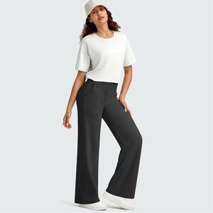 Women's Black Wide-Leg Pants